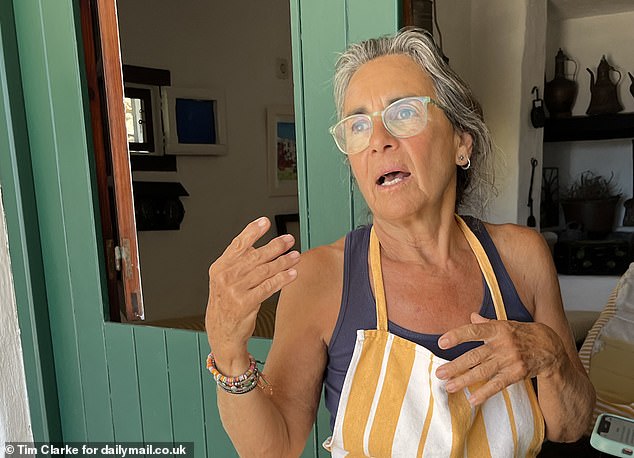 Maita, a 63-year-old local resident who divides her time between the village and Barcelona, ​​told MailOnline how large groups of rowdy tourists have caused chaos in the village.