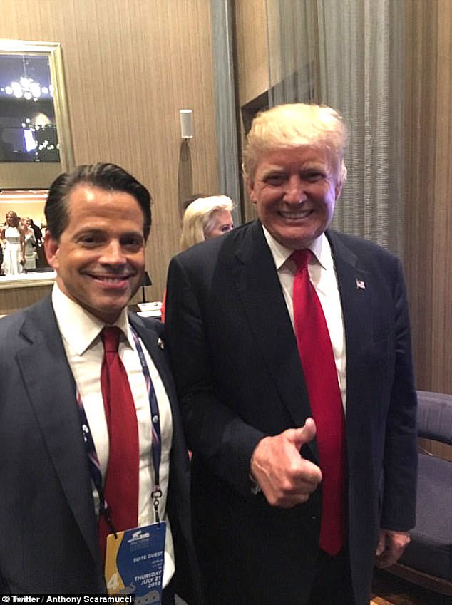 Scaramucci was appointed White House Communications Director on July 21, 2017.