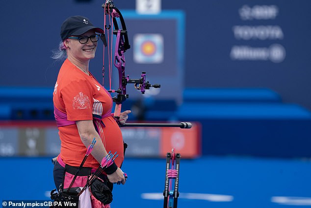 Grinham revealed that she will return to archery after giving birth and has no intention of retiring