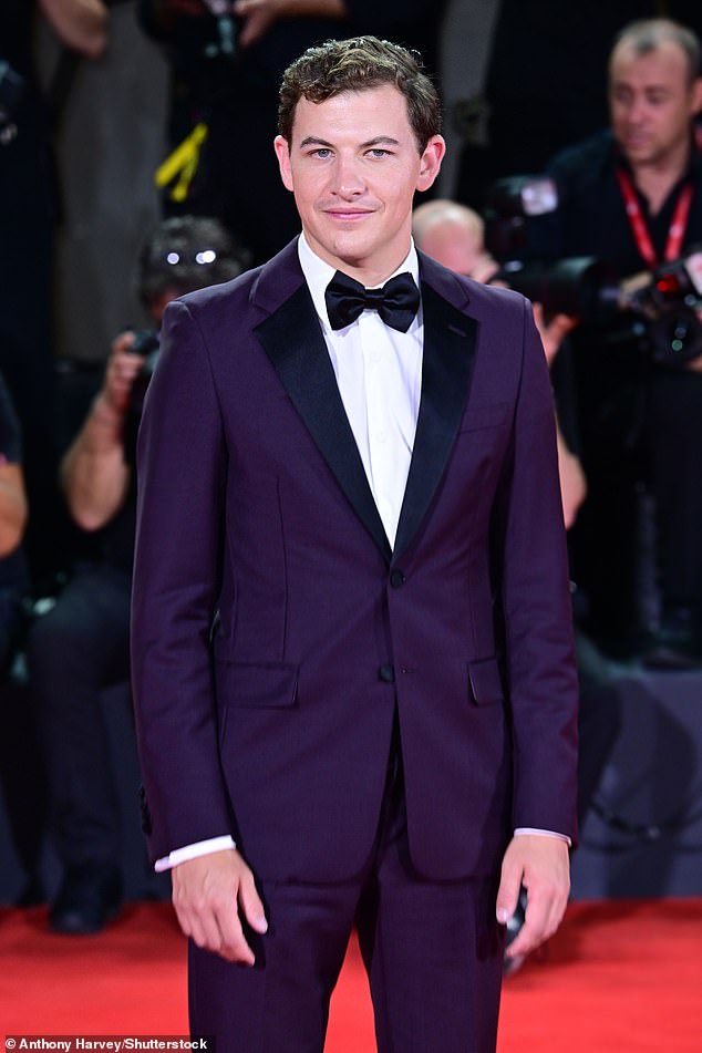 Tye Sheridan, 27, who plays Jamie Bowen in the film, also attended and cut a dapper figure in a deep purple tuxedo.