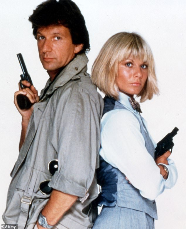 Glynis Barber with her co-star Michael Brandon in Dempsey & Makepeace