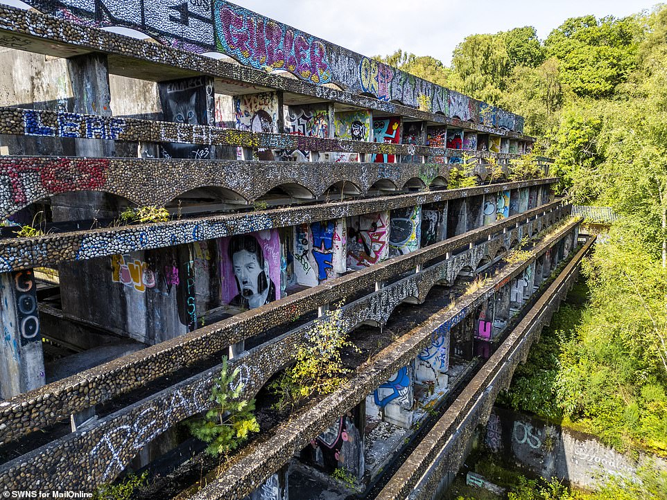 St Peter's Seminary (pictured) is one of 42 post-war buildings listed as Category A, the highest level of protection for a site of 