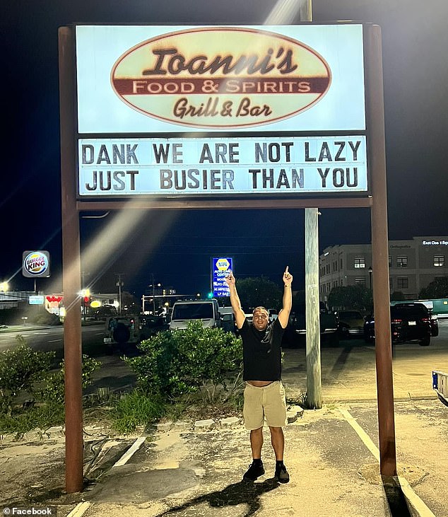 Sam Turnage, the owner of Ioanni's Grill & Bar, responded by saying that his restaurant isn't lazy, it's just busier than Dank's.