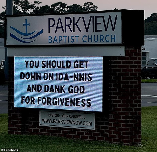 Local churches got involved by changing their signs to call for peace between the two restaurants.