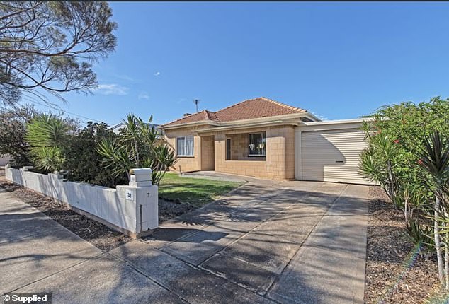 The 38-year-old bought her first home (pictured) when she was 25 thinking it was in a safe area. 