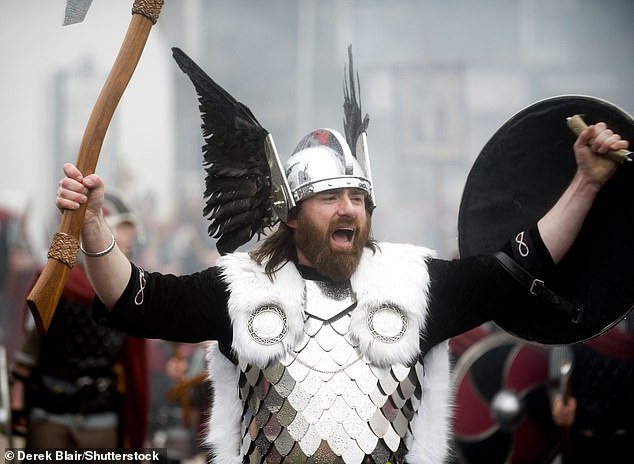 A man dressed as a Viking. Nottingham is also looking for 