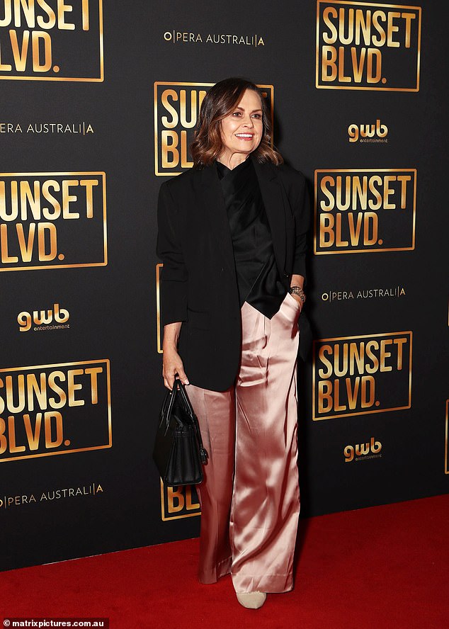 Lisa made a rare red carpet appearance at the opening night of Sunset Boulevard in Sydney on Saturday.