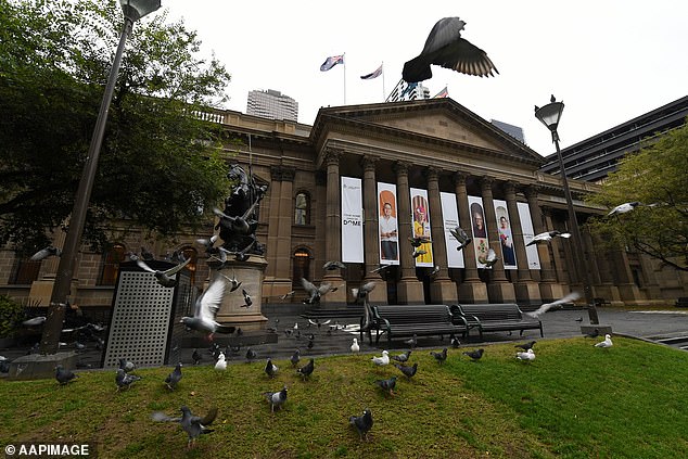 The 'rainbow library toolkit' was launched in Victoria on Friday with the aim of making libraries more inclusive (pictured, the State Library of Victoria in Melbourne)