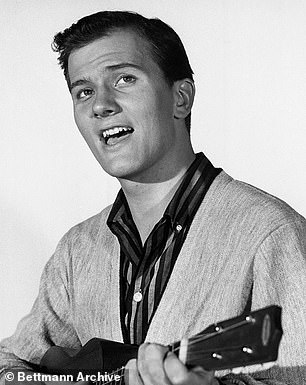 Pat Boone in his 1950s heyday, when he was Elvis Presley's closest rival