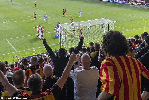 Partick Thistle fans savoured their team's first league win of the season on Saturday