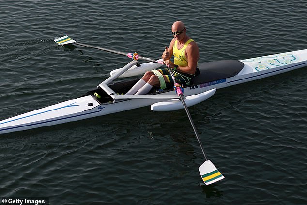 The Australian finished fourth in the men's rowing final but was promoted to bronze.