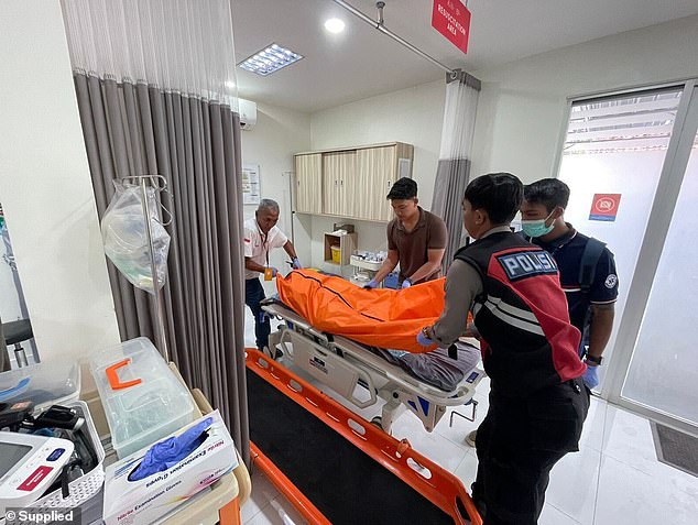 Ms Philip's body was sent to Sanglah Hospital in Denpasar for further examination.