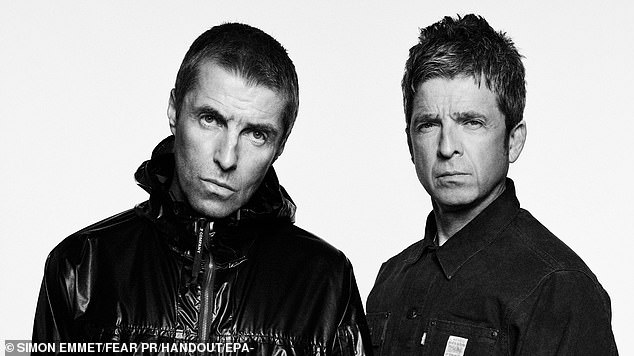 Oasis, fronted by brothers Liam and Noel Gallagher (pictured), have reunited for a world tour in 2025