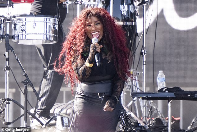 Chaka, known as the Queen of Funk, first gained fame as the lead singer of Rufus in the 1970s with hits such as Tell Me Something Good and Ain't Nobody.