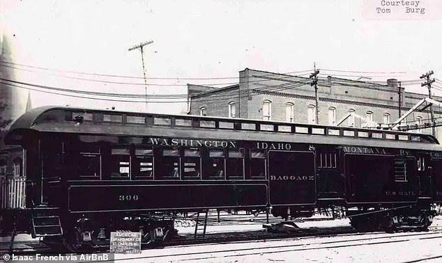 Car 306 was originally acquired by the Washington Idaho & Montana Railroad in 1909 to serve the burgeoning logging industry.