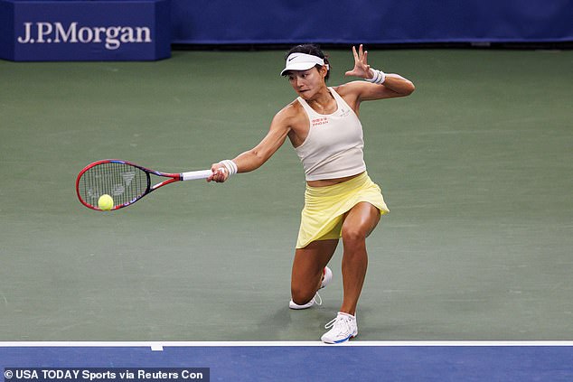 The 26-year-old defeated China's Yafan Wang 6-1, 6-2 in the fourth round on Sunday.