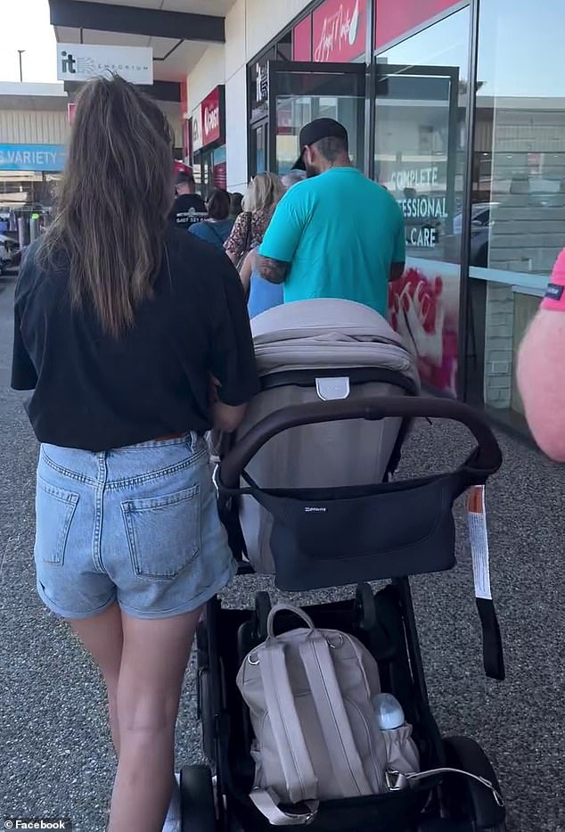 Images from an Australia Post store showed a long queue of families had already begun to form outside the premises as Bluey fever took hold.