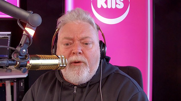 The radio stars were chatting to Dutch sperm donor Jonathan Meijer, whose obsession with donating his seed has sparked concerns over whether he has fathered more than 1,000 babies. After being pressed about his motivations, Meijer hung up the phone on the radio duo. Pictured: Kyle Sandilands