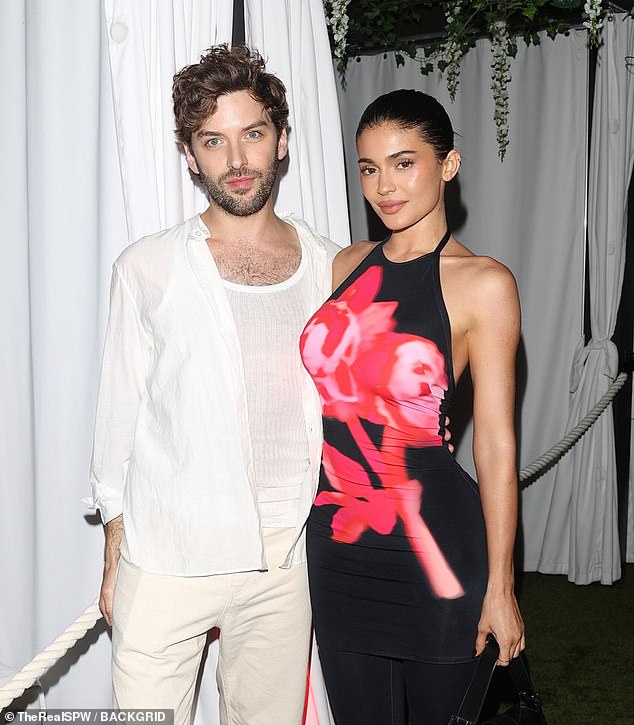 At the event she was seen posing for snapshots alongside Ioannes founder and creative director Johannes Boehl Cronau; pictured here