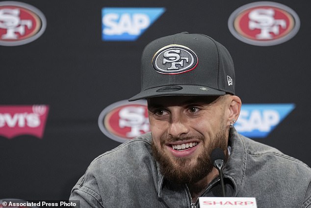 The 49ers selected 23-year-old Ricky Pearsall in the first round (31st overall) of the 2024 NFL draft.