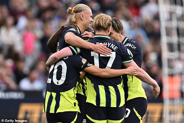 Manchester City continued their perfect start to the season with victory at the London Stadium