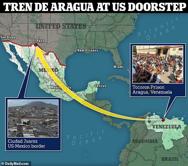 Venezuela's most violent gang, Tren de Aragua, has moved its headquarters across the U.S. border to the Mexican city of Ciudad Juarez.