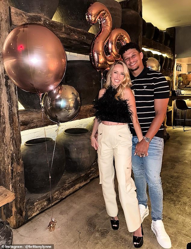 Her husband and Chiefs quarterback Patrick Mahomes also invited her to dinner.