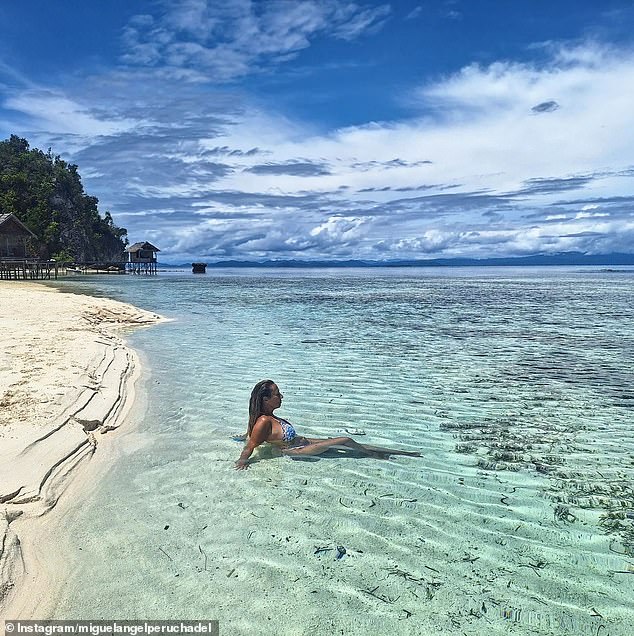 Visitors to the hidden destination boast of swimming in the waters 