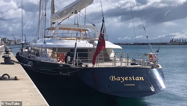 The Bayesian (file photo) sank on August 19 off the coast of Sicily amid severe stormy weather