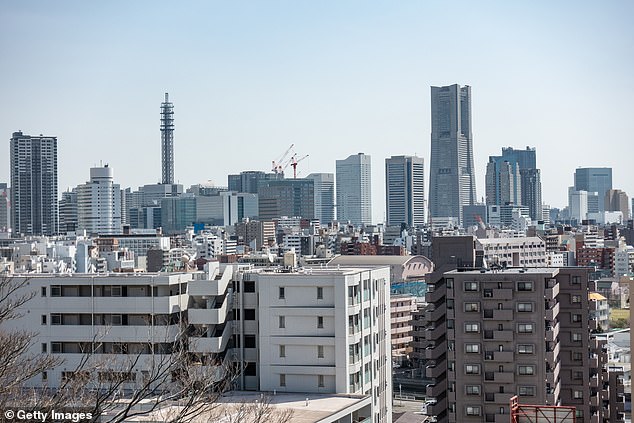 A look at the residential district of Nishi-ku in Yokohama City, Japan (file image)