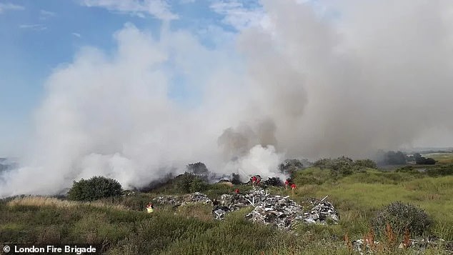 Another fire at Arnold's Field, Essex, in 2019, near the landfill, caused suffering to locals.