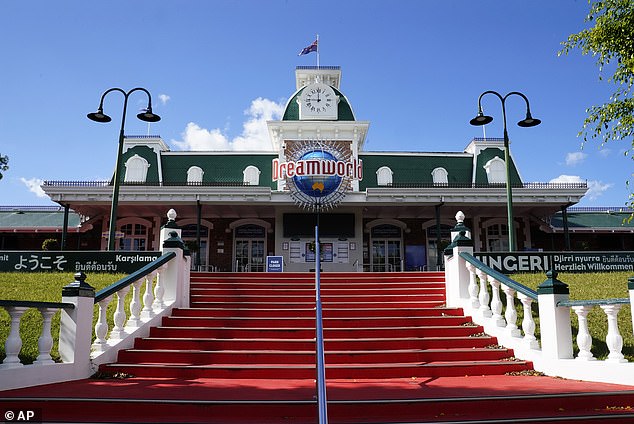 The latest incident comes after a malfunction on the Thunder River Rapids ride at the theme park left four people dead in September 2016 (file image)