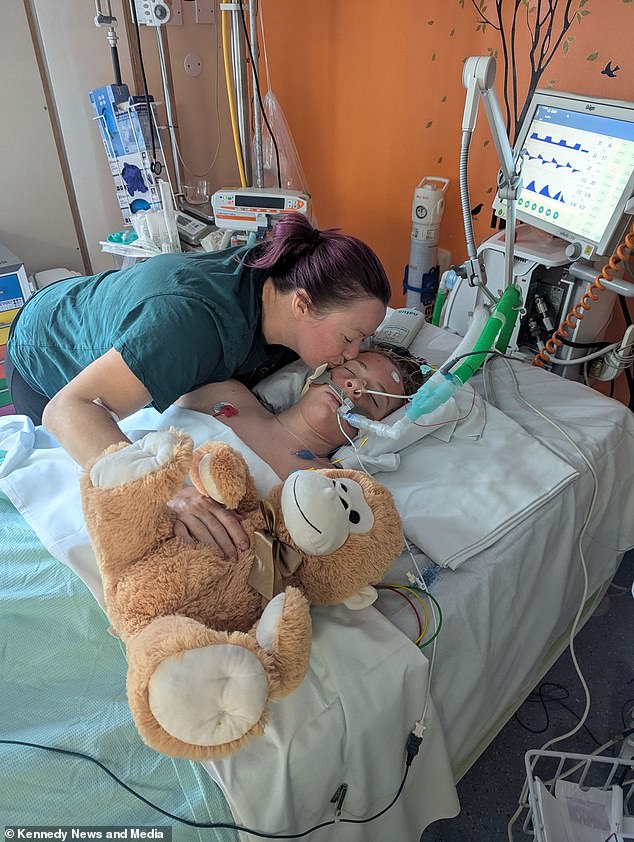 After being transferred to Sheffield Children's Hospital, Cesar was placed in a medically induced coma for 48 hours.