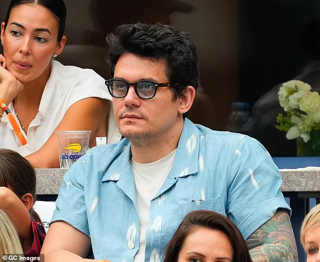 Alicia's recording partner John Mayer was also in attendance on Sunday afternoon.