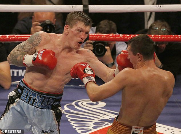 Boxer Ricky Hatton in action in 2012, during an illustrious career in the ring