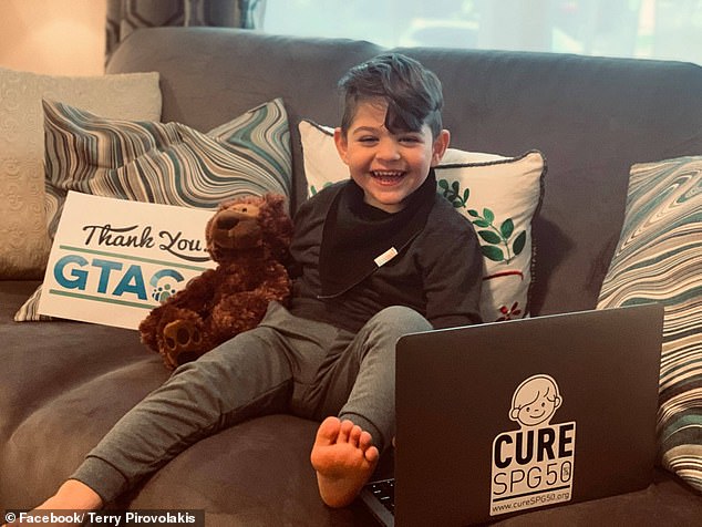 The boy, now six, is showing signs of improvement, he said, although treatment remains costly for those seeing him elsewhere.