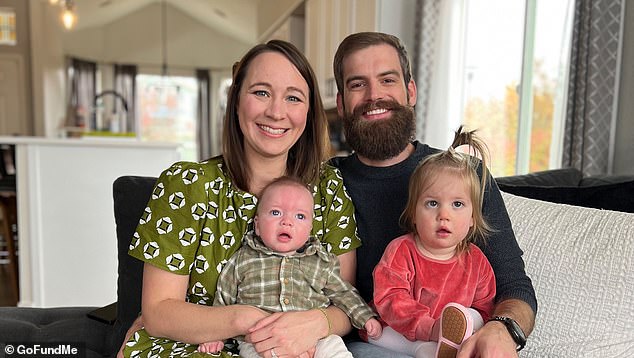 However, the father has opened a Phase 2 study in the US, which treated all three children in 2022. Among them was 6-month-old Jack Lockard, who is seen here being held by his mother, Rebekah Lockard. I saw her with her husband and daughter as well, and she said the treatment works.