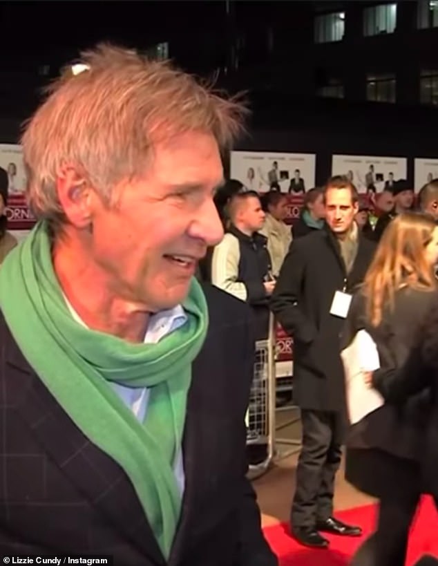 Harrison Ford was another of the stars he interviewed