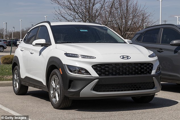 Pictured is the 2023 Kona Hybrid SX2 model, which retails for between $39,000 and $52,000.