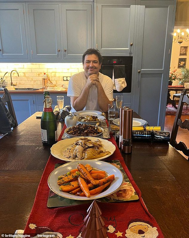 David Sharaz is photographed on his first and only Christmas at his home in Lunas