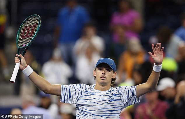 De Minaur is the first Australian in almost 20 years to advance to three consecutive Grand Slam quarter-finals.