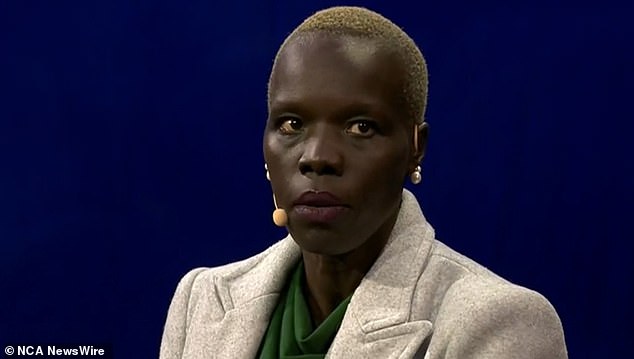 Lawyer Nyadol Nyuon says she is treated as if her achievements are lesser because of attitudes 