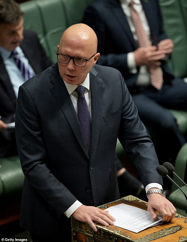 Peter Dutton (pictured) has begun to close the gap with the Prime Minister in recent polls.