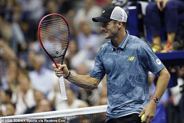 Paul was cheered on by a raucous home crowd inside Arthur Ashe Stadium on Monday night.