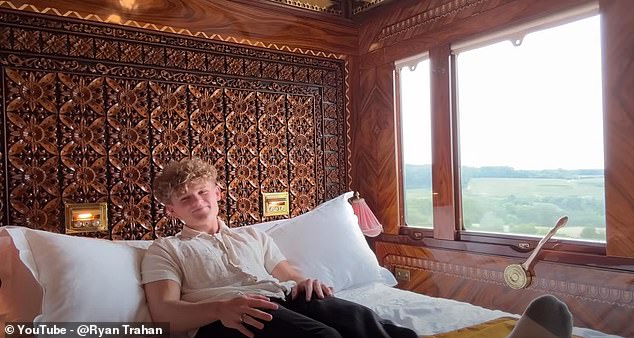 To date, Ryan's YouTube video documenting his luxury train journey has been viewed more than 5.7 million times.