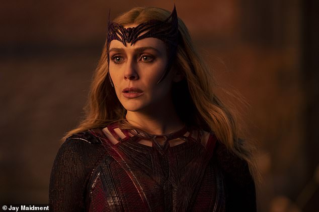 Elizabeth has been branching out and taking on new roles since ending her Marvel character Wanda Maxcimoff (pictured in Doctor Strange in the Multiverse of Madness 2022).