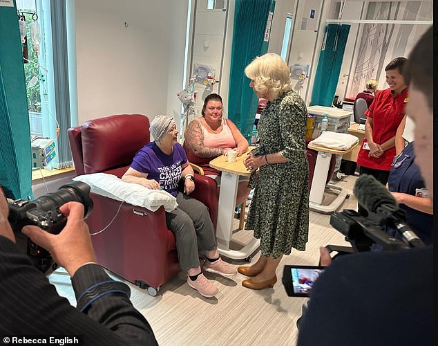 Today Her Majesty is visiting the Royal United Hospital in Bath, which will provide cancer services to more than 500,000 people in the South West.