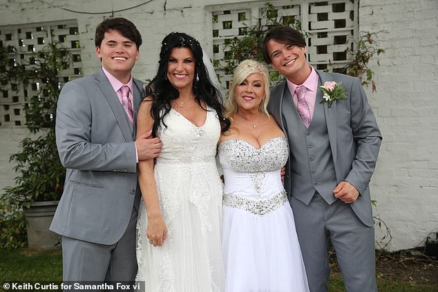 Linda has twin sons, Adam and Noah, 22, from a previous relationship. Their parents are unknown. Both walked their mother down the aisle when she married Sam.