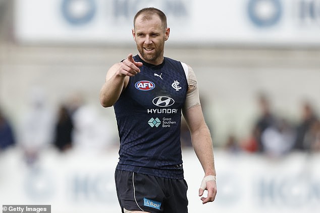 The inspirational Carlton defender has beaten cancer twice and has recovered from a serious knee injury he sustained 183 days ago.