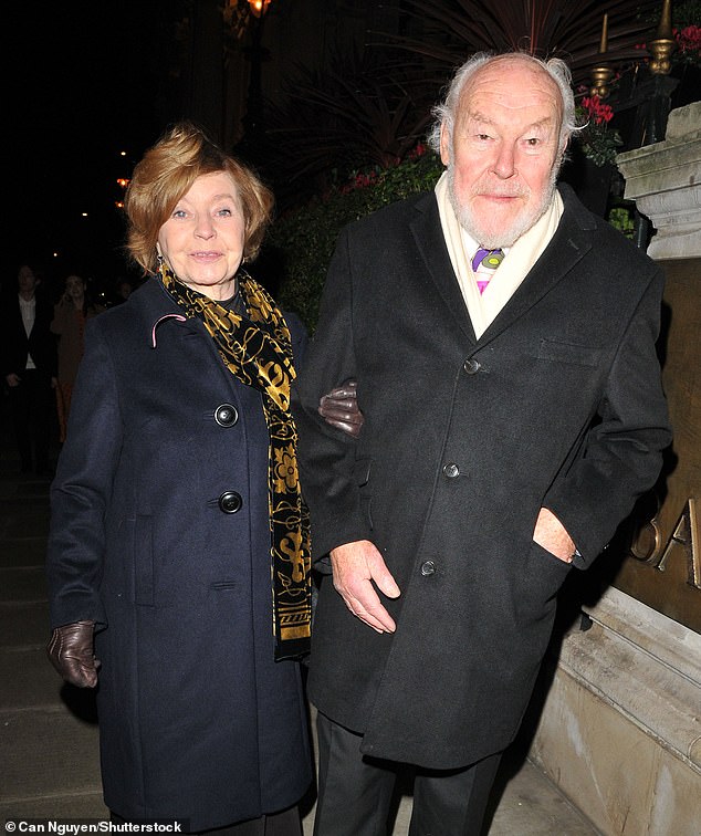 The Faulty Towers star and her 89-year-old husband Timothy West are still working, even after she ended her 67-year acting career in early 2020 (pictured in 2020)